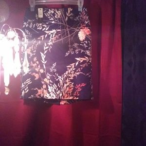 Talbots  floral skirt